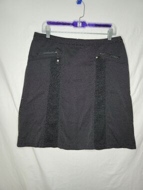 Betty Barclay Ladies Black Mid Length Skirt Size 14 (Estimated)